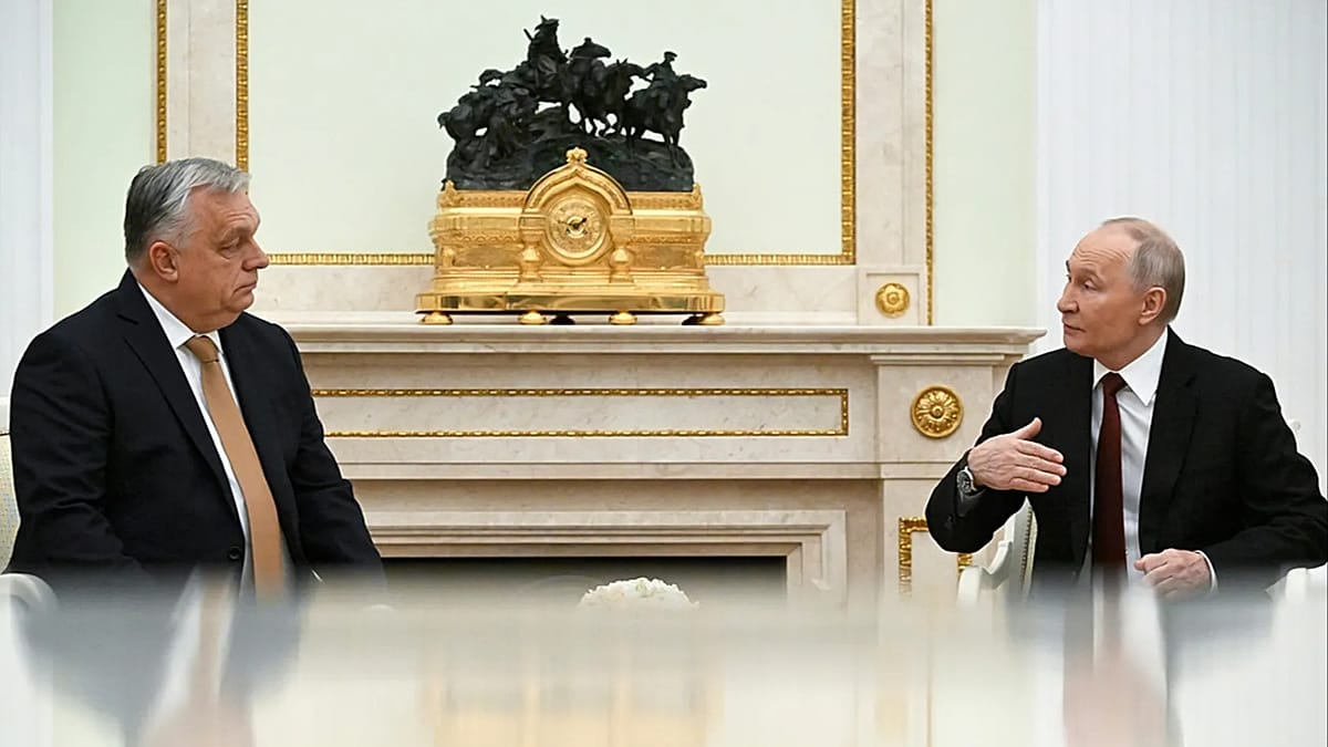 Унгария иска повече руски нефт и газ: Орбан се среща с Путин