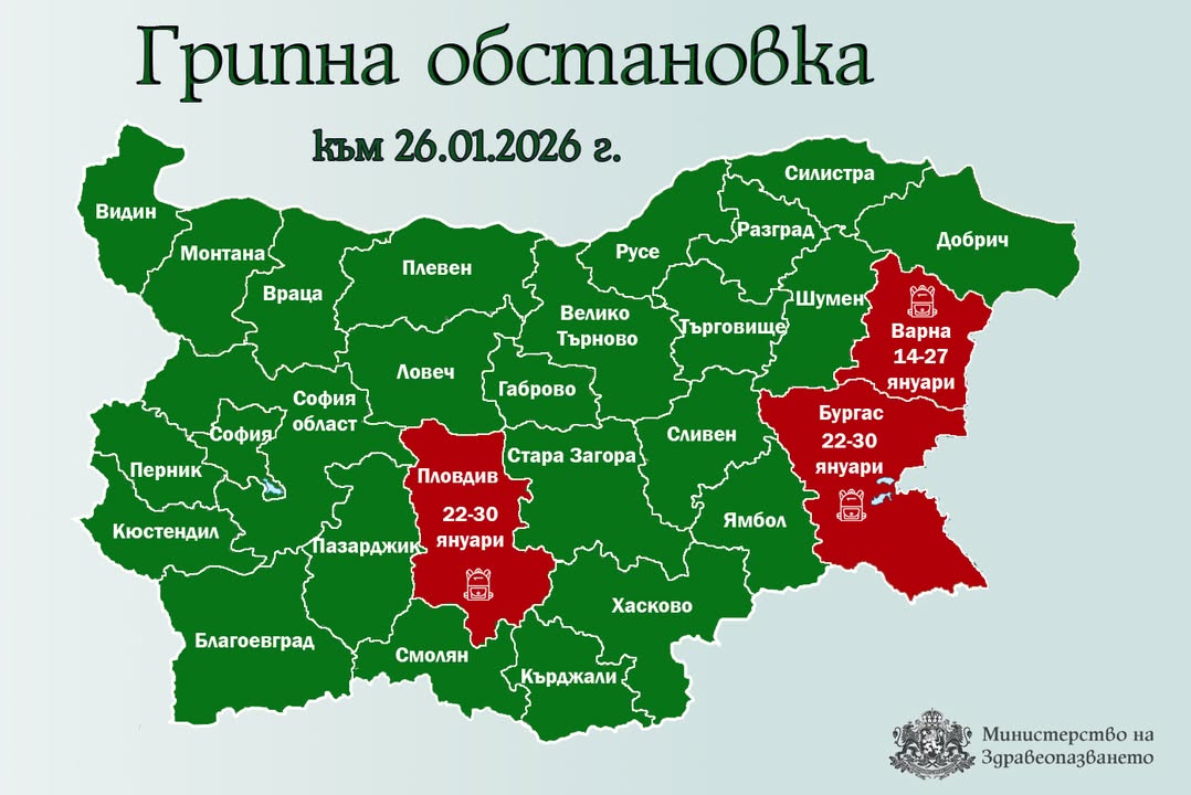 Пловдив обявява грипна епидемия: Временни мерки и ограничения