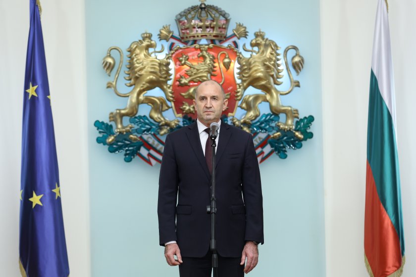 Президентът Радев ще направи обръщение към нацията тази вечер