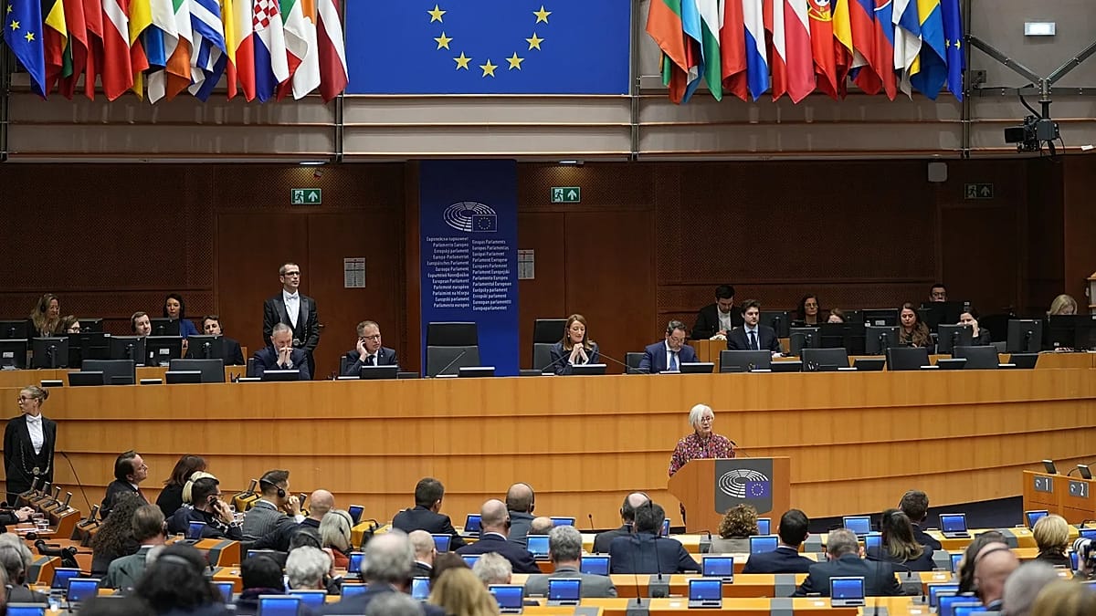 Извънредна сесия на Европейския парламент за годишнината от инвазията в Украйна