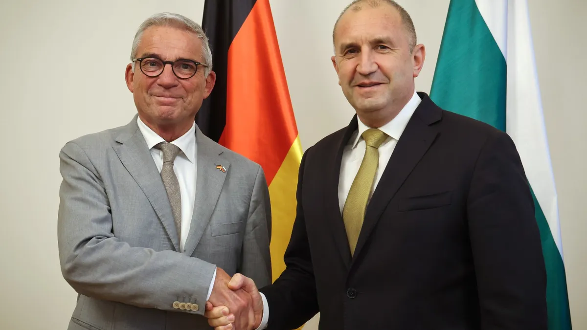 Радев подчертава значението на партньорството с Германия за икономическото развитие на България